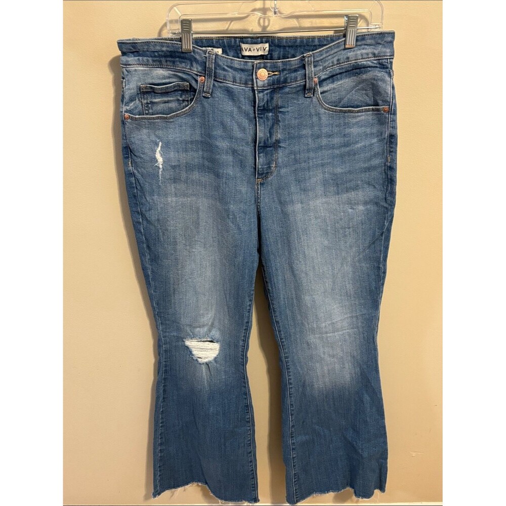 Ava & Viv size 16 high rise flare jeans
